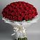 Букет 101 Красная роза Блэк Мэджик в Мичурине Республика Дагестан
