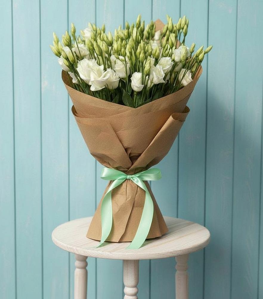 Букет цветов из: Лизиантусы в Мичурине Республика Дагестан