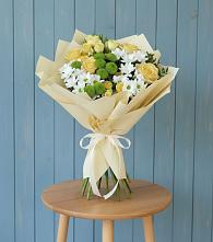 Букет цветов из:  Хризантемы и Розы #REPLACE_PRED# Мичурине Республика Дагестан