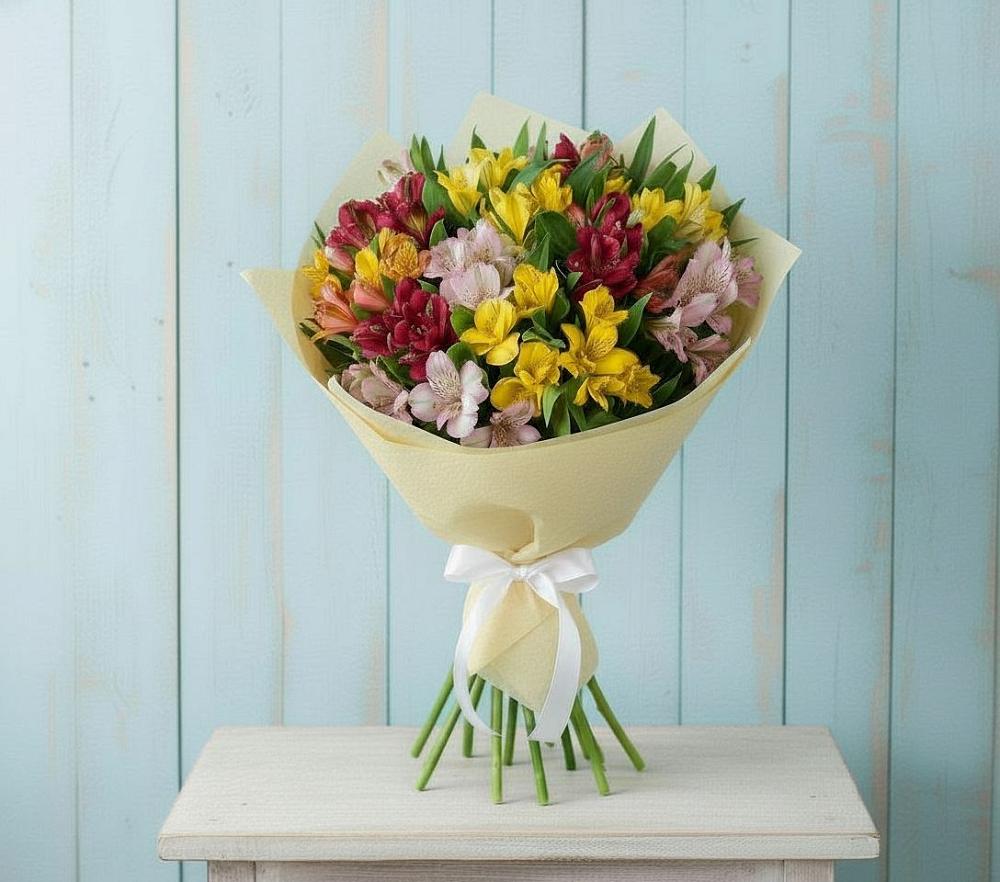 Букет цветов из: Альстромерии в Мичурине Республика Дагестан