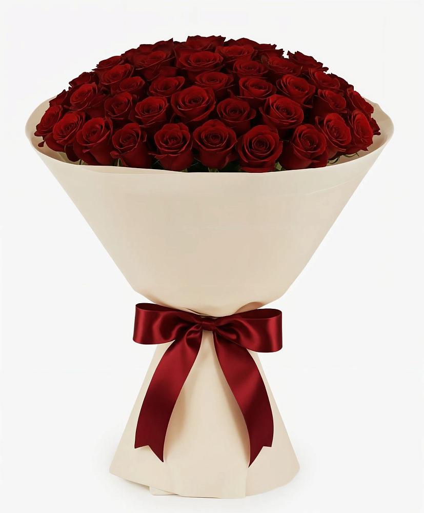 Букет 101 Бордовая роза Блэк Бакарра в Мичурине Республика Дагестан