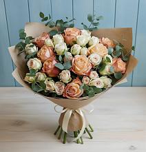 Букет цветов из:  Альстромерии и Розы в Мичурине Республика Дагестан