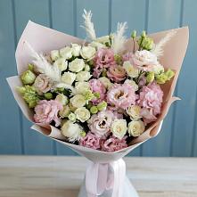 Букет цветов из:  Альстромерии и Розы в Мичурине Республика Дагестан